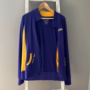 LSU zip front jacket